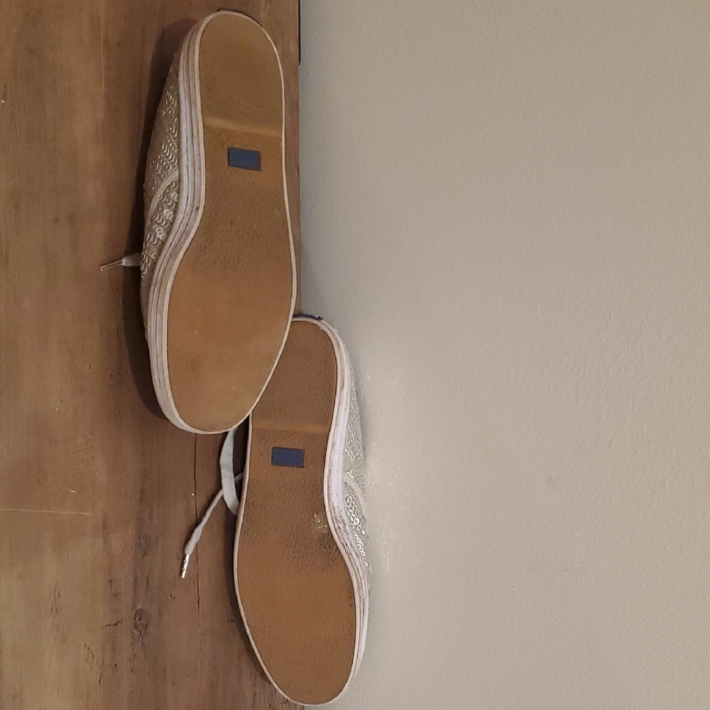 Women's Sequin Sneakers - Picture 4 of 6